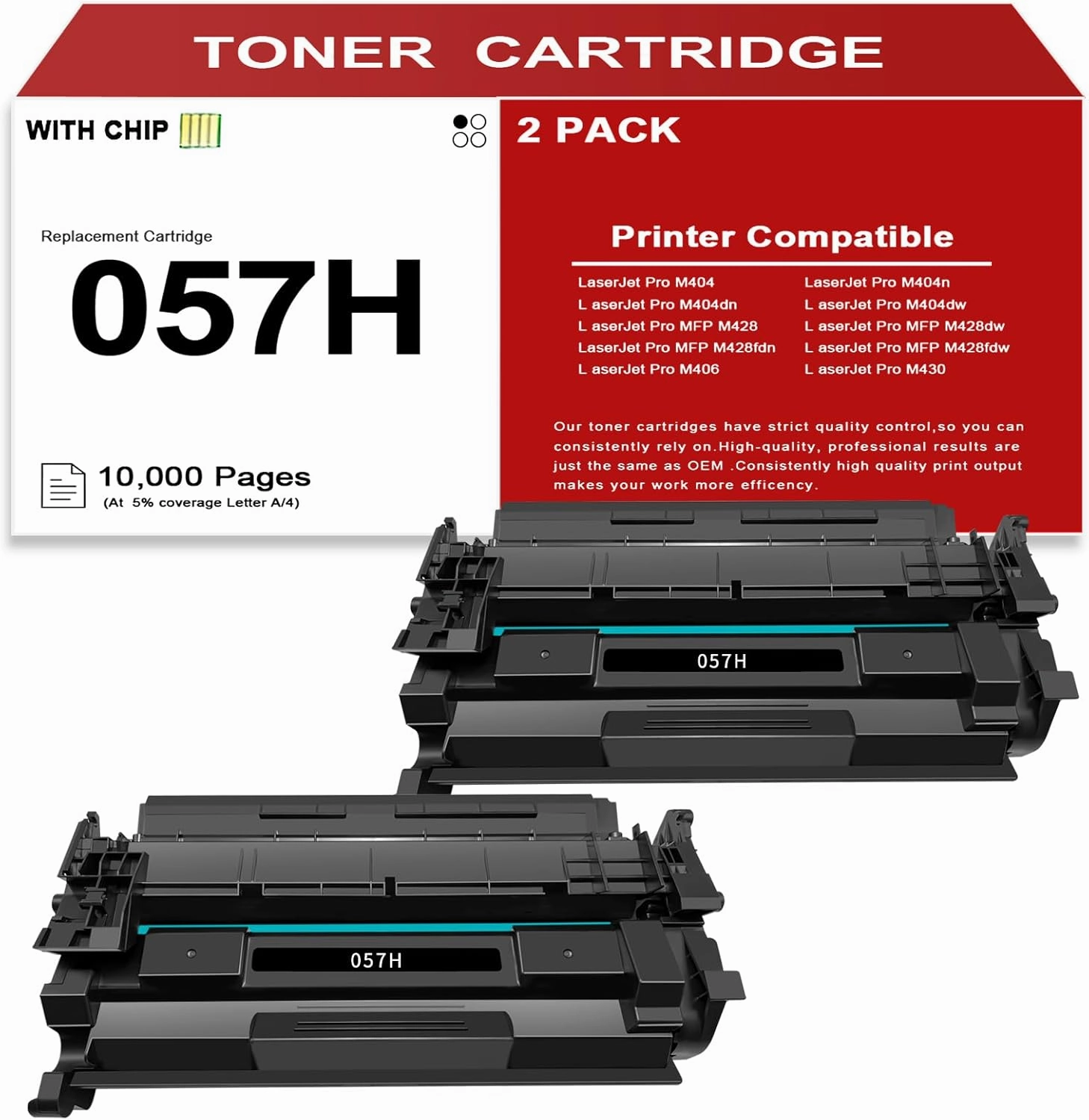 057H Toner Cartridge (with Chip) Replacement for Canon 057H/057 CRG-057 Compatible with ImageCLASS MF445dw MF445dw MF449dw LBP226dw LBP227dw LBP228dw Printers turntable cartridge,phono cartridge,MM MC stylus,