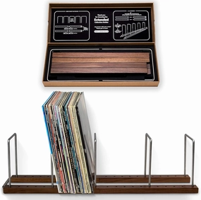 100-150 Record Holder, Vinyl Record Storage, Vinyl Record Organizer, Record Stand for Vinyl Record, LP Storage, Record Holder for Albums, Solid Walnut vinyl storage,record holder,LP organizer,