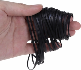 100PCS Mix Size Flat Belts 3mm Rubber Belts Cassette Tape Belt 40-135mm Fold Length for DVD Drives Belt Assortment for Cassette Player belt-drive turntable,vinyl record player,audiophile turntable,