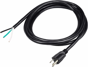 10ft 14 Gauge 3 Prong Heavy Duty Replacement Power Supply Cord Cable 110V 115V 120V Pigtail for Universal AC Appliance, NEMA 5-15 Plug US SJT 14AWG (15A) power cord,hi-fi power cable,AC power lead,