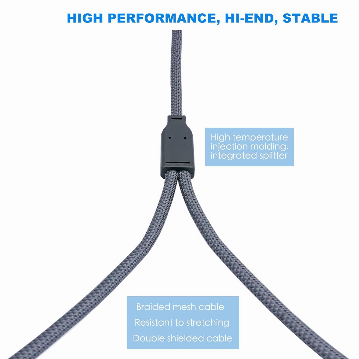 10FT USB C to Dual XLR Male Audio Cable - Hi-Fi 32Bit/384Khz USB C to XLR Audio Cable for Phone to Power Amplifier Connection