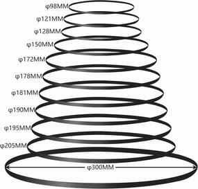 11 Pieces Turntable Belt for Project, Different Specifications Turntable Belt Replacement for Record Player belt-drive turntable,vinyl record player,audiophile turntable,