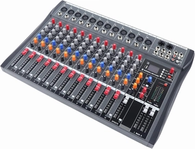 12 Channel Audio Mixer Bluetooth Usb, Live Studio Audio Mixing Power Mixing Amplifier Audio Dj Ktv Mixing Console Slot For Nature, P0p, Rock, Jazz Professional Audio Mixer Sound Board Console mixer console,audio mixing desk,DJ console,