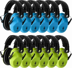 12 Pack Noise Canceling Headphones for Kids, Kids Ear Protection Earmuffs for Autism, Toddler, Children, Noise Cancelling Headphones Sound Proof Earmuffs for Concerts, Air Shows, Fireworks noise cancelling headphones,ANC headphones,travel headphones,