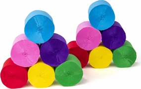 12 Unique Rainbow Streamers Rolls, 984ft Pack of Unique 12 Rainbow Crepe Paper Rolls for Party Decorations, Party Streamers for Wedding Decoration (1.8 inch x 82 ft/Roll) network streamer,wireless audio player,Wi-Fi music streamer,