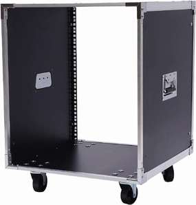 12U AV Rack Case with Wheels, Recording Studio Racks, Universal Network Server Case, Component Rack Cabinet (12U) music server,hi-fi media server,digital audio storage,