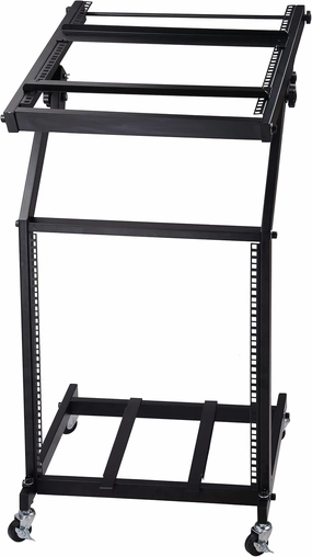 12U DJ Mixer Stand Rack Mount Mixer Case Pro Audio Recording Cabinet DJ Gear Storage Case Rolling Stage Cart Holder for Office Home Stage or Studio Music Show rackmount gear,audio rack equipment,studio rackmounts,