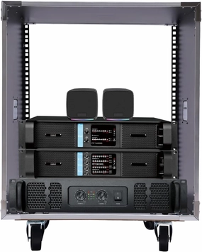 12U Network & Stereo Rack with Caster Wheels, Rolling Server Rack Open Cabinet for Audio Video Musical & IT Equipment Mounting, Build in Handles Heavy Duty audio rack,hi-fi component stand,media shelf,