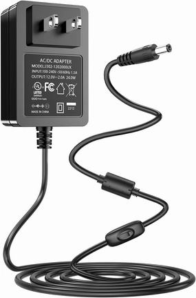 12V 2A AC Adapter Power Cord for Audio Technica Turntable Audio-Technica AT-LP60X AT-LP60X-BK AT-LP60X-BW AT-LP60XBT-RD AT-LP120XUSB-BK Direct-Drive Turntable Record Player direct-drive turntable,DJ turntable,hi-torque vinyl deck,