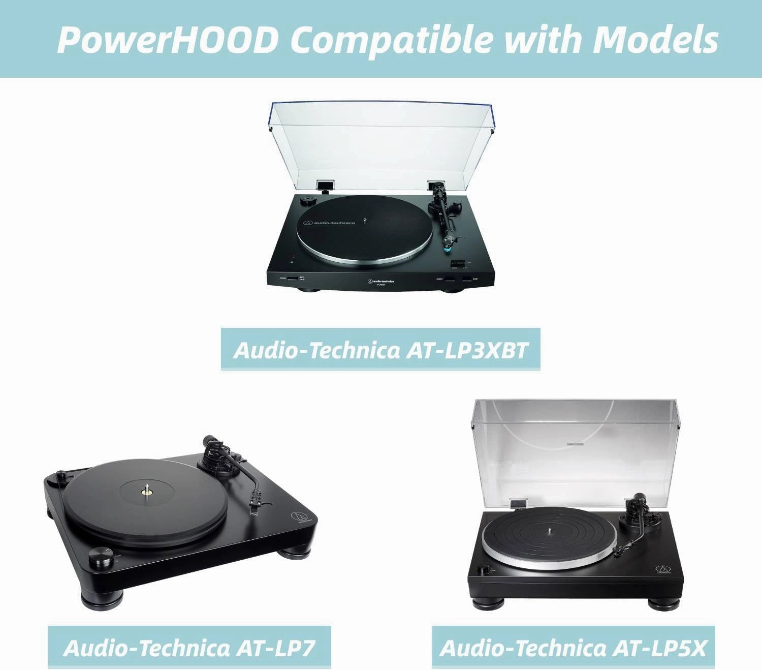 12V AC/DC Adapter Compatible with Audio-Technica AT-LP5X AT-LP7 Fully Manual Direct Drive Turntable AT-LP3XBT AT-LP3XBT-BK AT-LP3XBT-WH Bluetooth Turntable Drive Fully Automatic Power Supply direct-drive turntable,DJ turntable,hi-torque vinyl deck,