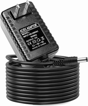 12V Adapter for Audio Technica Turntable Charger Power Cord for Audio-Technica AT-LP60X AT-LP60X-BK AT-LP60X-BW AT-LP60XBT-RD AT-LP120XUSB-BK Direct-Drive Turntable Record Player Power DC Adapter direct-drive turntable,DJ turntable,hi-torque vinyl deck,