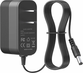 12V Charger for Audio Technica AT-LP60X Turntable, Power Cord for Audio-Technica AT-LP60X-BK AT-LP60X-BW AT-LP60XBT-RD AT-LP120XUSB-BK Direct-Drive Turntable Record Player Power DC Adapter belt-drive turntable,vinyl record player,audiophile turntable,