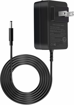 12V Charger Power Adapter is 6.56 Ft Long and Compatible with The Audio Technica AT-LP60X-BK, AT-LP60X-BW, AT-LP60XBT-RD, AT-LP120XUSB-BK Direct Drive Turntable Player Charger Power Cord. direct-drive turntable,DJ turntable,hi-torque vinyl deck,