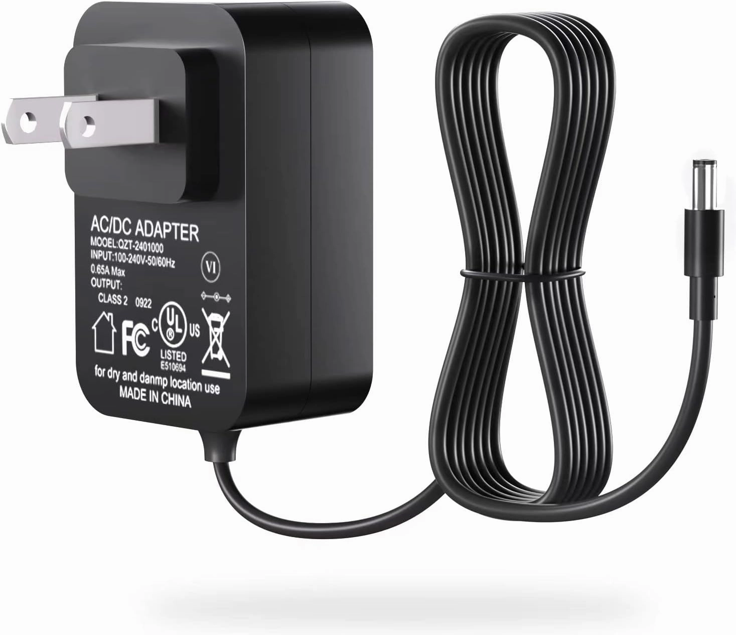 12V Power Cord for Audio-Technica AT-LP60X AT-LP120XUSB-BK,Sony PS-LX310BT, 1 by ONE 1-AD07US01, Fluance RT 81 Direct-Drive Turntable Record Player AC Adapter Power Supply direct-drive turntable,DJ turntable,hi-torque vinyl deck,