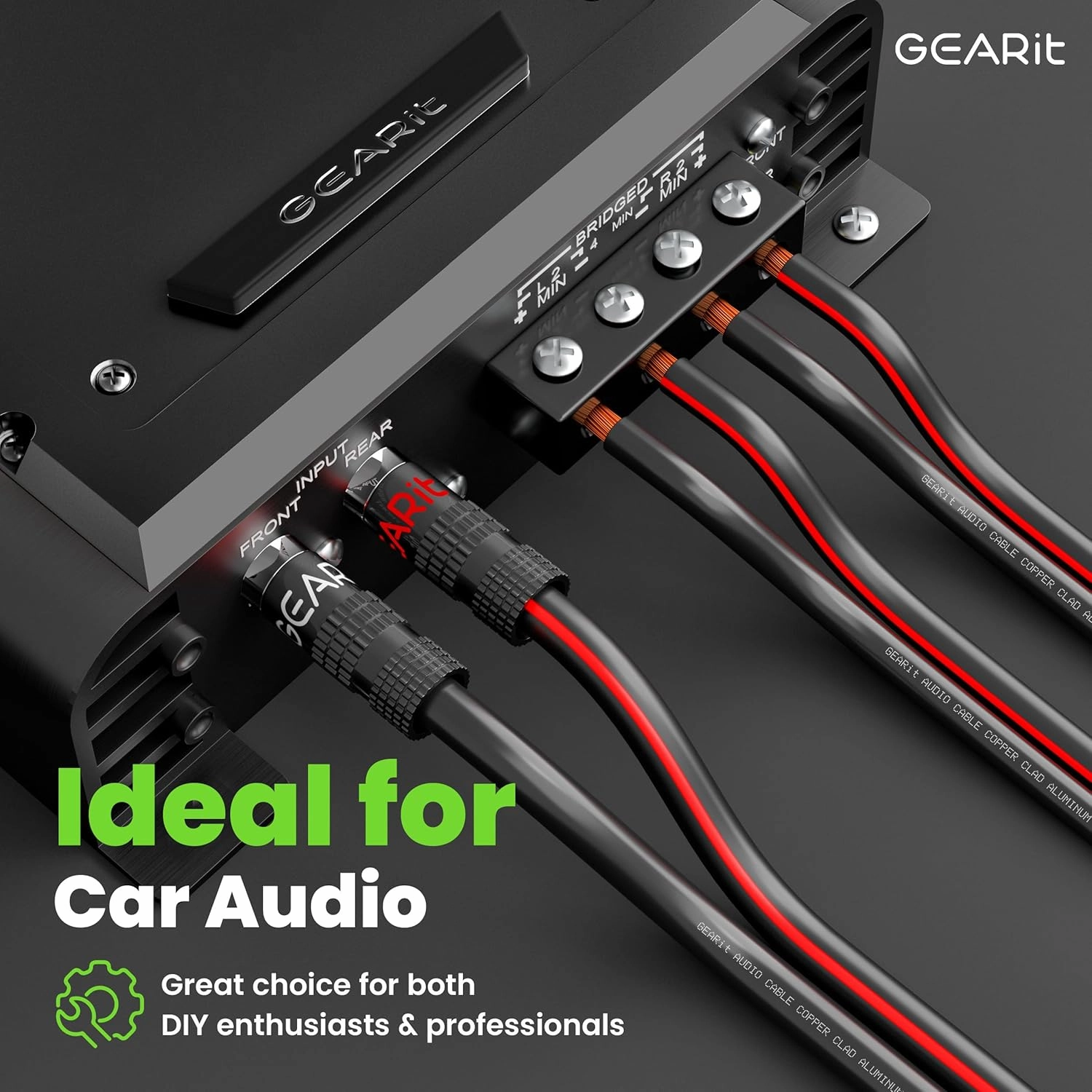 14AWG Speaker Wire, GearIT Pro Series 14 AWG Gauge Speaker Wire Cable (500 Feet / 152.4 Meters) Great Use for Home Theater Speakers and Car Speakers Black