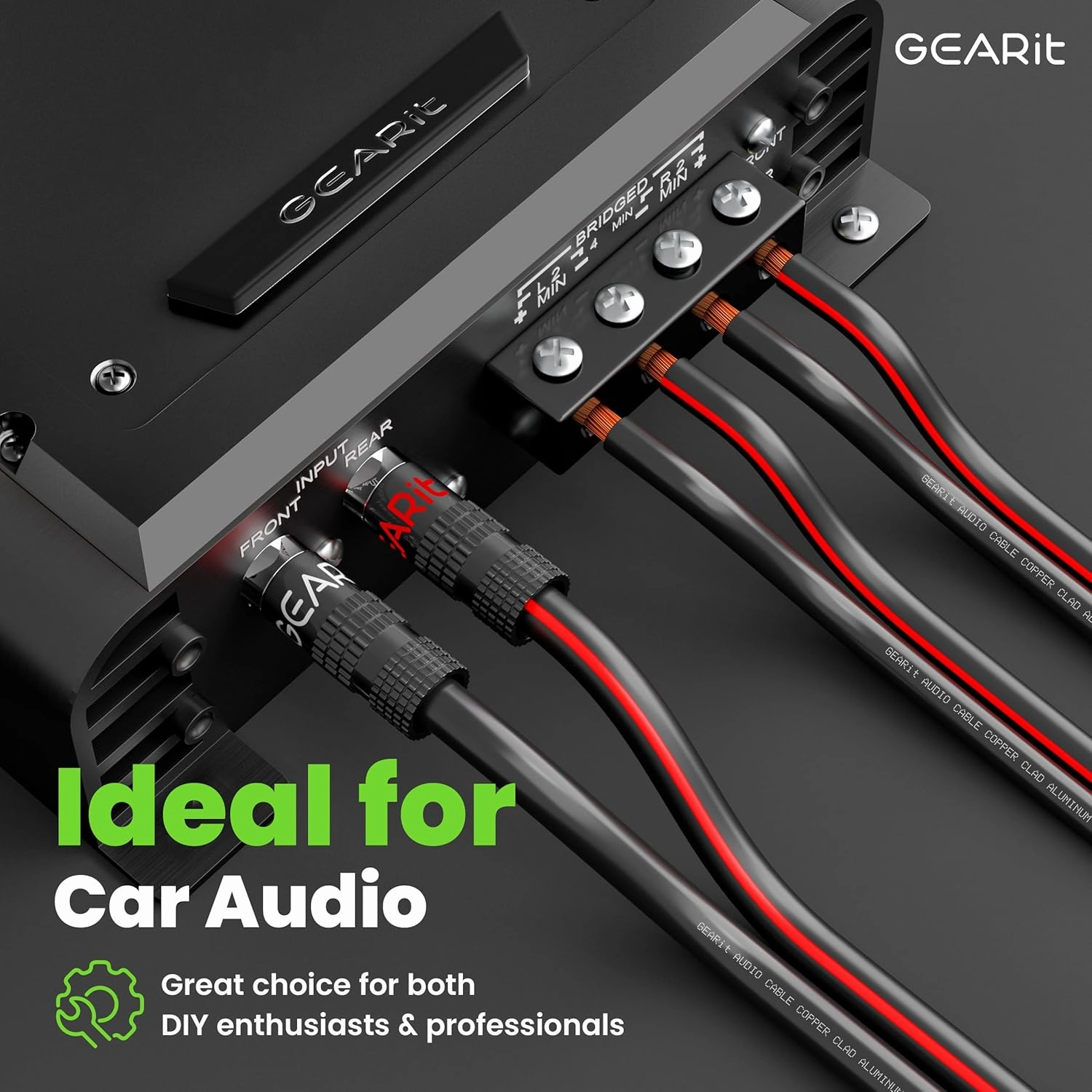 14AWG Speaker Wire, GearIT Pro Series 14 AWG Gauge Speaker Wire Cable (500 Feet / 152.4 Meters) Great Use for Home Theater Speakers and Car Speakers Black
