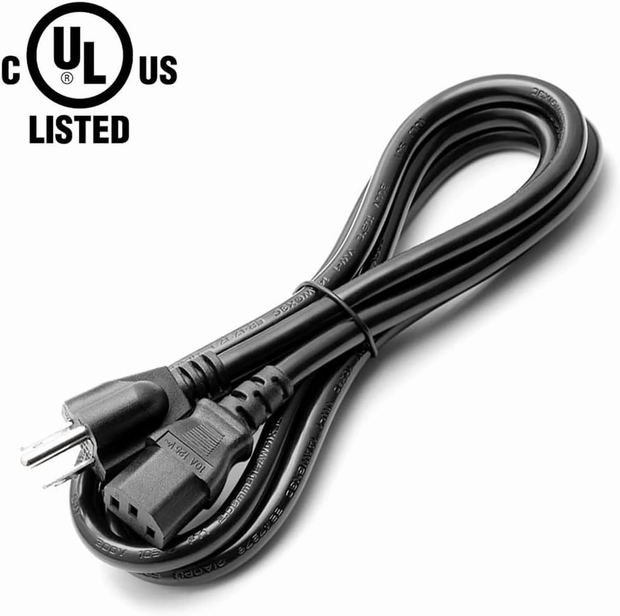15FT AC Power Cord Compatible with ION Block Rocker, Job Rocker, Explorer Portable Speaker System, ION iPA76C iPA76A iPA76S IPA23 Block Party & Live Wall Cable Charger 3 Prong Replacement