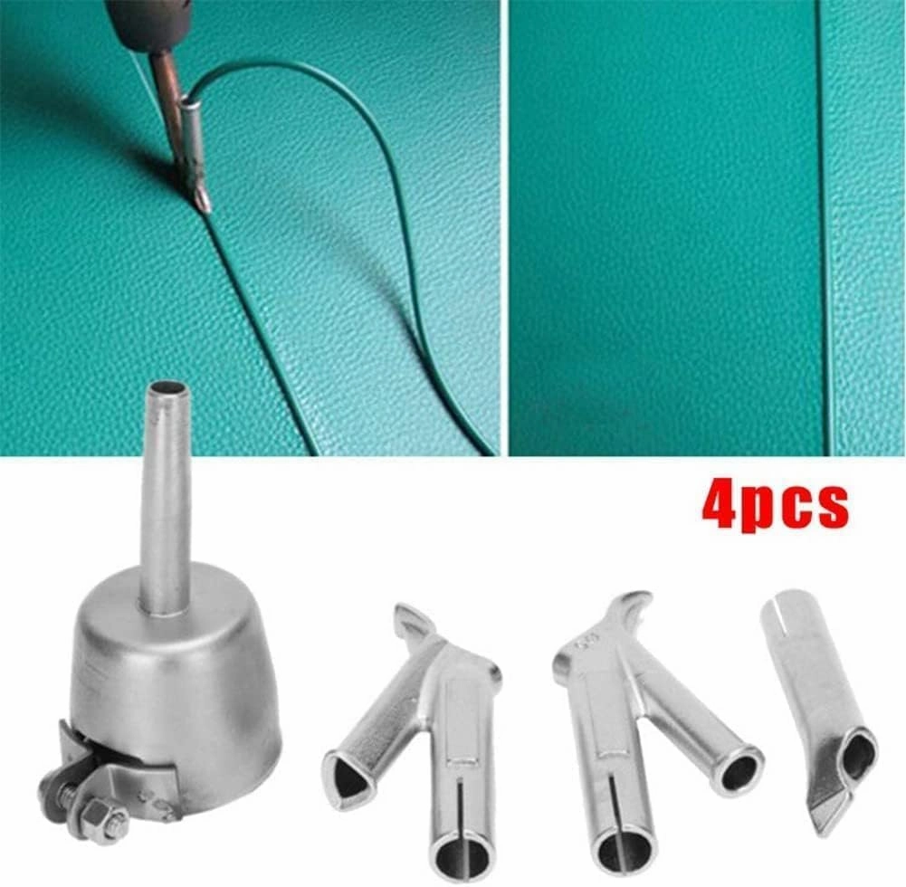 1600W Hot Air Plastic Welder Heat Gun PVC Vinyl Flooring Welding Tool Hot Gas Pistol Kit, with Various Welding Accessories