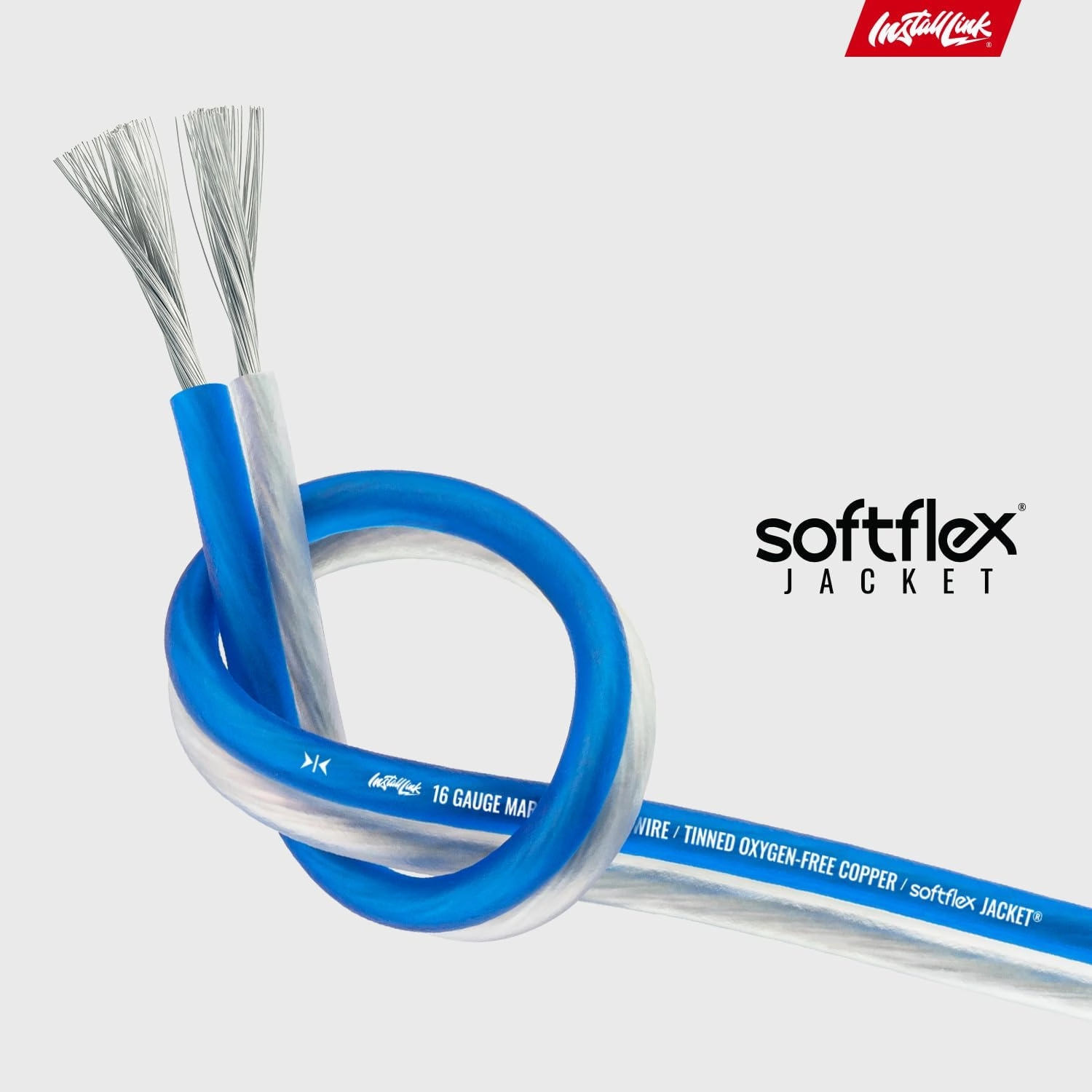 16 AWG Gauge Marine Speaker Wire Cable, Tinned OFC (100 Feet) by Install Link
