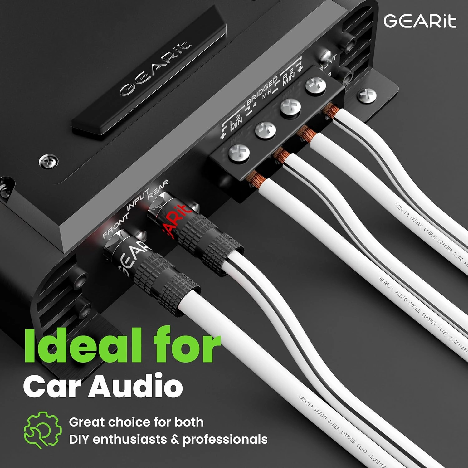 16AWG Speaker Wire, GearIT Pro Series 16 Gauge Speaker Wire Cable (100 Feet / 30.48 Meters) Great Use for Home Theater Speakers and Car Speakers, White