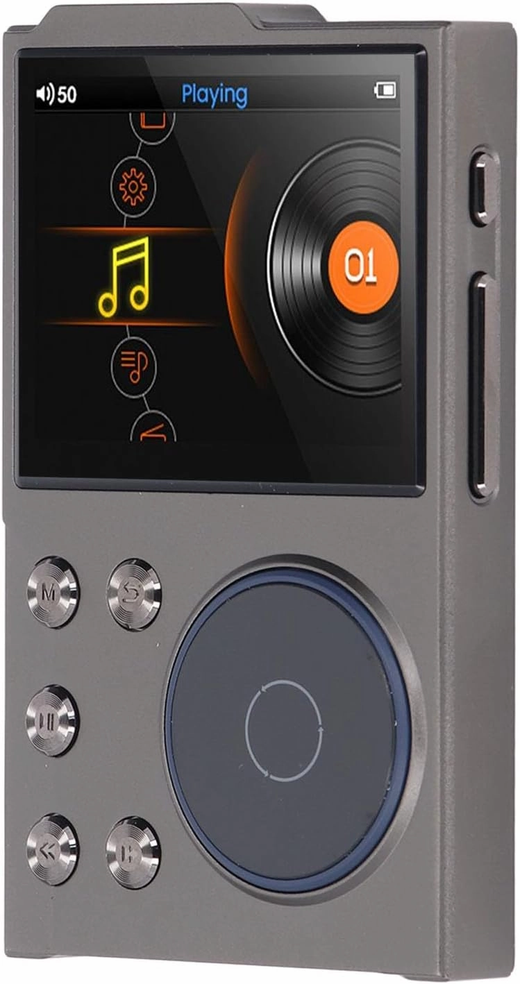 16GB HiFi MP3 Player with Bluetooth, Digital Audio Player 2.4 Inch HD Screen Lossless Music Player for Audible, Home Sound System DSD FLAC HD HiFi Portable MP3 Player hi-res portable player,digital audio player,DAP lossless,