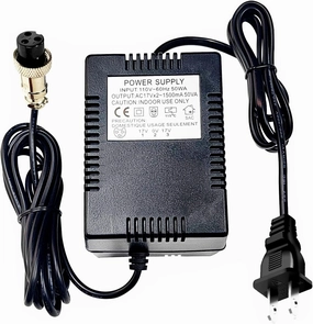 17VAC 1500mA Power Adapter with 3-Pin Connector for Mixing Console Mixer,Pedalboard Power, Compatible with Yamaha,MG82X,MG10U,MG10xuf,PA-10,Alesis Multimix 8 USB,MG16,MG166CX,MG166C,MX1804X mixer console,audio mixing desk,DJ console,