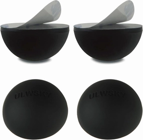 1.25" Silicone Hemisphere Bumpers Isolation Feet, 4Pack Non Skid Speaker Isolation Pads,for Small Speaker Spikes,Turntable Isolation,Subwoofer,Record Player Sound Dampening&Anti Vibration isolation pads,speaker feet,vibration dampeners,