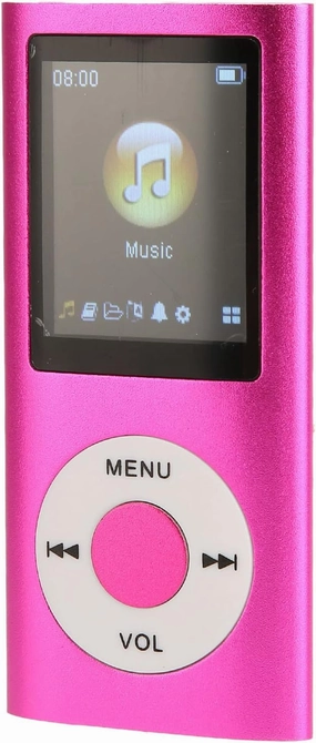 1.8in MP3 Player with Bluetooth, Ultra Thin LCD MP3 Player for Students Running Walking, Long Lasting Battery, Supports up to 64G Memory Card hi-res portable player,digital audio player,DAP lossless,