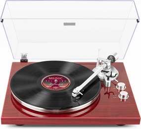 1 by ONE Belt Drive Turntable with Bluetooth Connectivity, Built-in Phono Pre-amp, USB Digital Output Vinyl Stereo Record Player with Magnetic Cartridge, 33 or 45 RPM belt-drive turntable,vinyl record player,audiophile turntable,