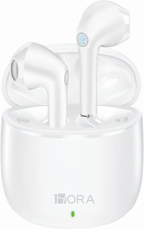 1 Hora Wireless Earbuds Bluetooth 5.3 Headphones Deep Bass in-Ear Earphones Premium Sound with Mic Charging Case for iPhone, Tablet, Android Smartphone Laptop Sports wireless earbuds,Bluetooth earphones,true wireless stereo,