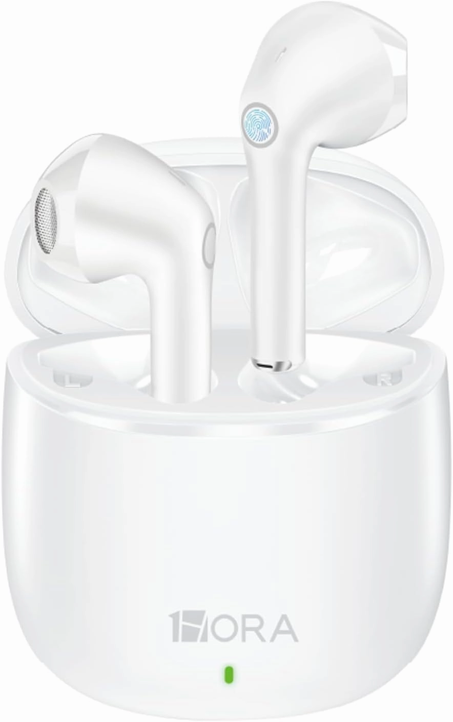 1 Hora Wireless Earbuds Bluetooth 5.3 Headphones Deep Bass in-Ear Earphones Premium Sound with Mic Charging Case for iPhone, Tablet, Android Smartphone Laptop Sports wireless earbuds,Bluetooth earphones,true wireless stereo,