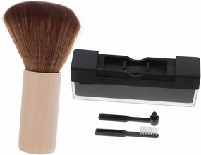 1 Set Vinyl Record Cleaning Kit with Ergonomic Handle Brush Safe Record Care Soft Bristles for Scratch Cleaning of Albums and Turntables record cleaning kit,vinyl cleaner,stylus brush set,