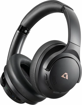 1Mii Y8  Noise Cancelling Headphones Bluetooth, Wireless LDAC Hi-Res Audio, Custom EQ via App, 75H Playtime, Comfort Fit, Over Ear Headphones Foldable for Airplane Travel Home Office Black over-ear headphones,closed back headphones,wireless studio cans,