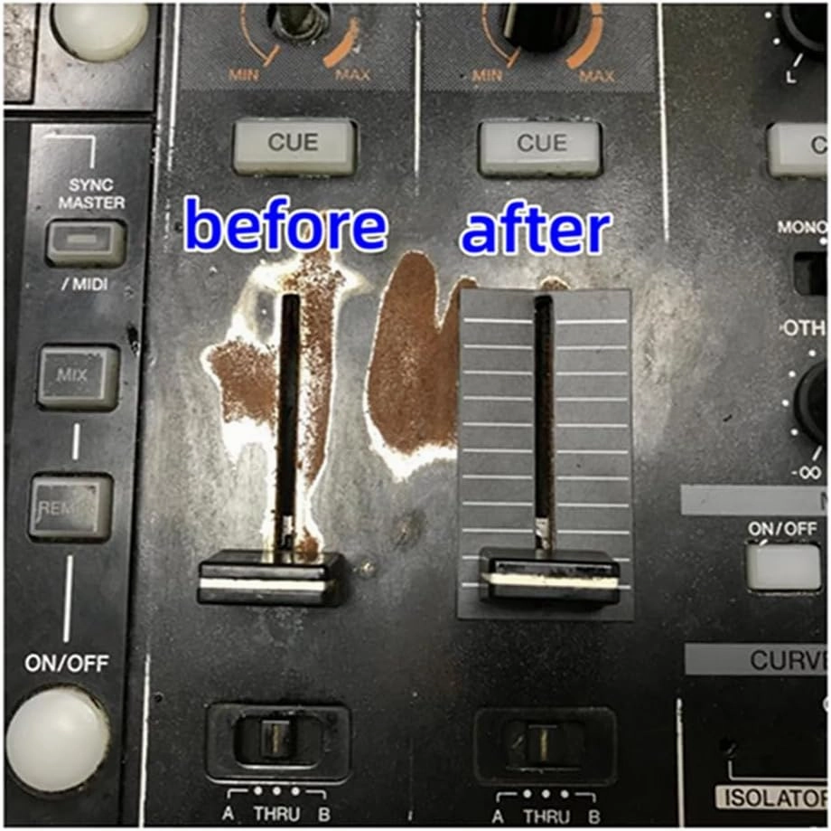 1pc Scale Protection Sticker of Fader Slider, Cover Skin Accessories of Crosscut for DJ Controller Mixer Console Pioneer DJMDDJXDJ, Sturdy, Scratch Resistant, Bubble-Free (1pc)