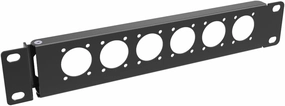 1U 10" Mini Hinged Rack Panel 6D XLR HDMI Audio Rack Mount Panel for 10 inches Rack Mount (1U10IN6D) audio rack,hi-fi component stand,media shelf,