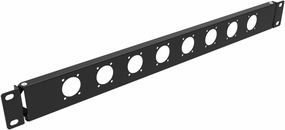 1U Hinged Rack Panel 8D XLR HDMI Audio Rack Mount Panel for 19 inches Rack Mount (1U8D) audio rack,hi-fi component stand,media shelf,