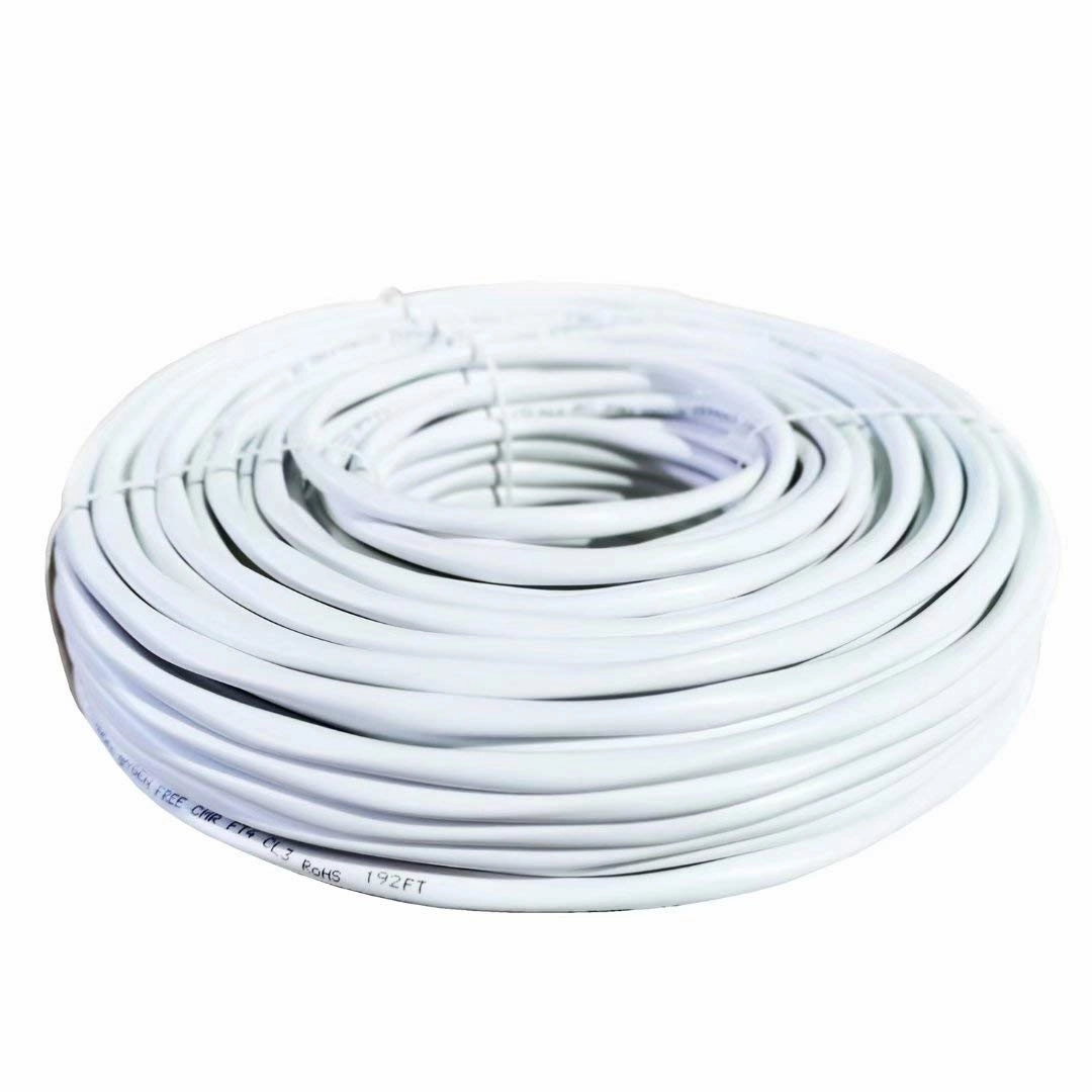 200Feet 16AWG 2 Conductor Speaker Wire 16/2 200Ft 99.9% Oxygen Free Copper ETL Listed & CL3 Indoor Speaker Cable White