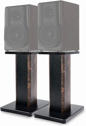 20 Inch (50CM) - Pair- Wood Speaker Stands for Home-Cinema HiFi Desktop and Satellite Speakers Monitor Stands, Enhanced Audio Listening Experience for Home Theaters bookshelf speakers,compact stereo speakers,hi-fi shelf speakers,