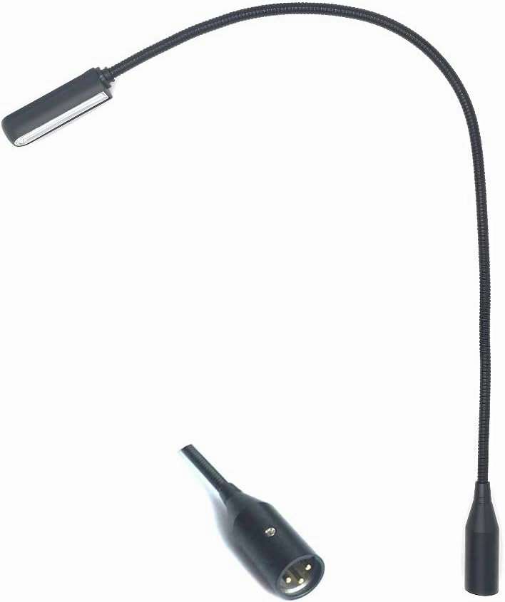22 inch XLR 3Pin DJ LED Light Studio Lamp gooseneck Lamp for Stage DJ Mixer Steamship Light Console Equipment (XLR 3Pin Port) mixer console,audio mixing desk,DJ console,