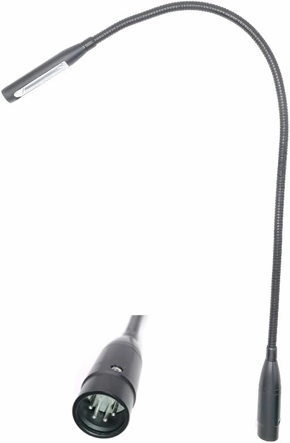24 Inch LED Lamp XLR 4Pin DJ Gooseneck Lamp for Yamaha BEHRINGER Mixer with 4-Pin XLR Connection (XLR 4Pin Port) mixer console,audio mixing desk,DJ console,