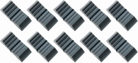 24mmx12mmx11mm Console Mixer Slider Fader Knobs Replacement for Potentiometer Gray Knob 10pcs (Gray) mixer console,audio mixing desk,DJ console,