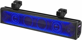 25" UTV Sound Bar Bluetooth Waterproof with RGB Lighting, Bluetooth Speaker with IP65 Waterproof, 500W Amplified Sound, Universal Mounting for ATV, Golf Cart, Polaris RZR, Can-Am soundbar,TV speaker bar,home theater soundbar,