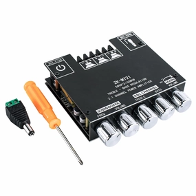 2.1 Channel Bluetooth Audio Power Amplifier Board 50W2 100W with Treble and Bass Control for DIY Bluetooth Speaker Home Theater power amplifier,stereo amp,hi-fi power amp,