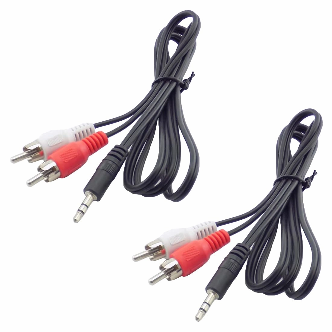 2 Pack 3.5mm to RCA Cable RCA to 3.5mm AUX Cable 5Ft 1/8'' Male TRS Stereo Jack to 2RCA Connector Plugs Adapter Audio Cables for Amplifier Speaker Sound System Home Theater Soundbar Mixer TV home cinema system,5.1 home theater,surround sound package,