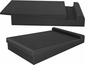 2 Pack Studio Monitor Isolation Pads for Large Speakers 6.5 7 8 Inches Sound Insulation Studio Foam Prevents Vibrations Acoustic Speaker Isolation Pad High Density Fits Most Stands studio monitors,nearfield speakers,mixing reference monitors,