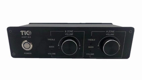 2 Zone 4-Channel 4 * 50w Amplifier w/Independent Input &Bass&Treble integrated amplifier,stereo receiver,hi-fi amp combo,
