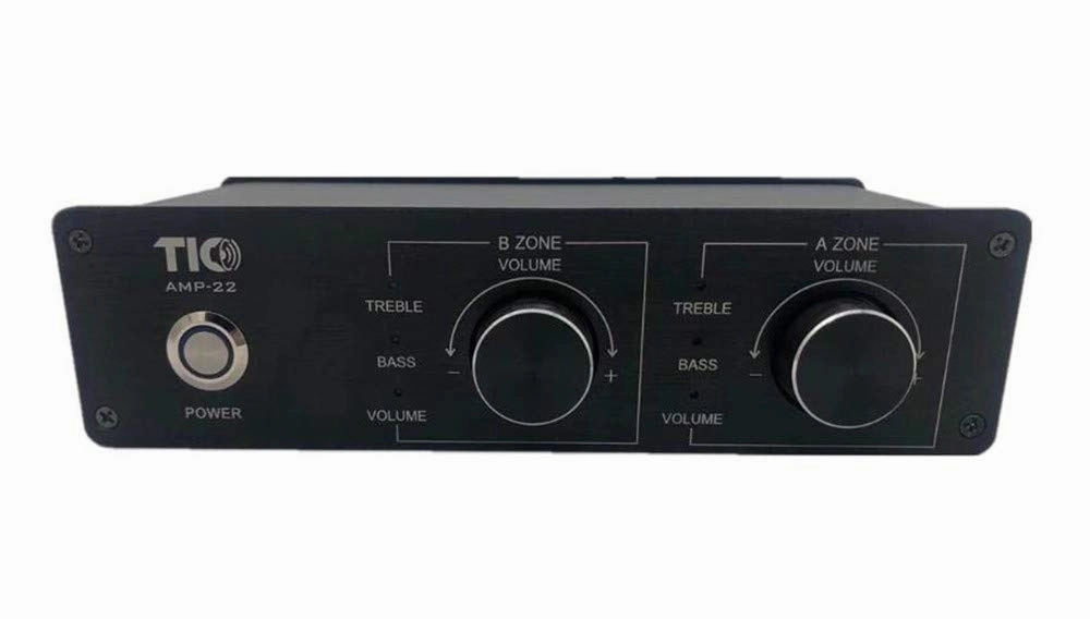 2 Zone 4-Channel 4 * 50w Amplifier w/Independent Input &Bass&Treble integrated amplifier,stereo receiver,hi-fi amp combo,