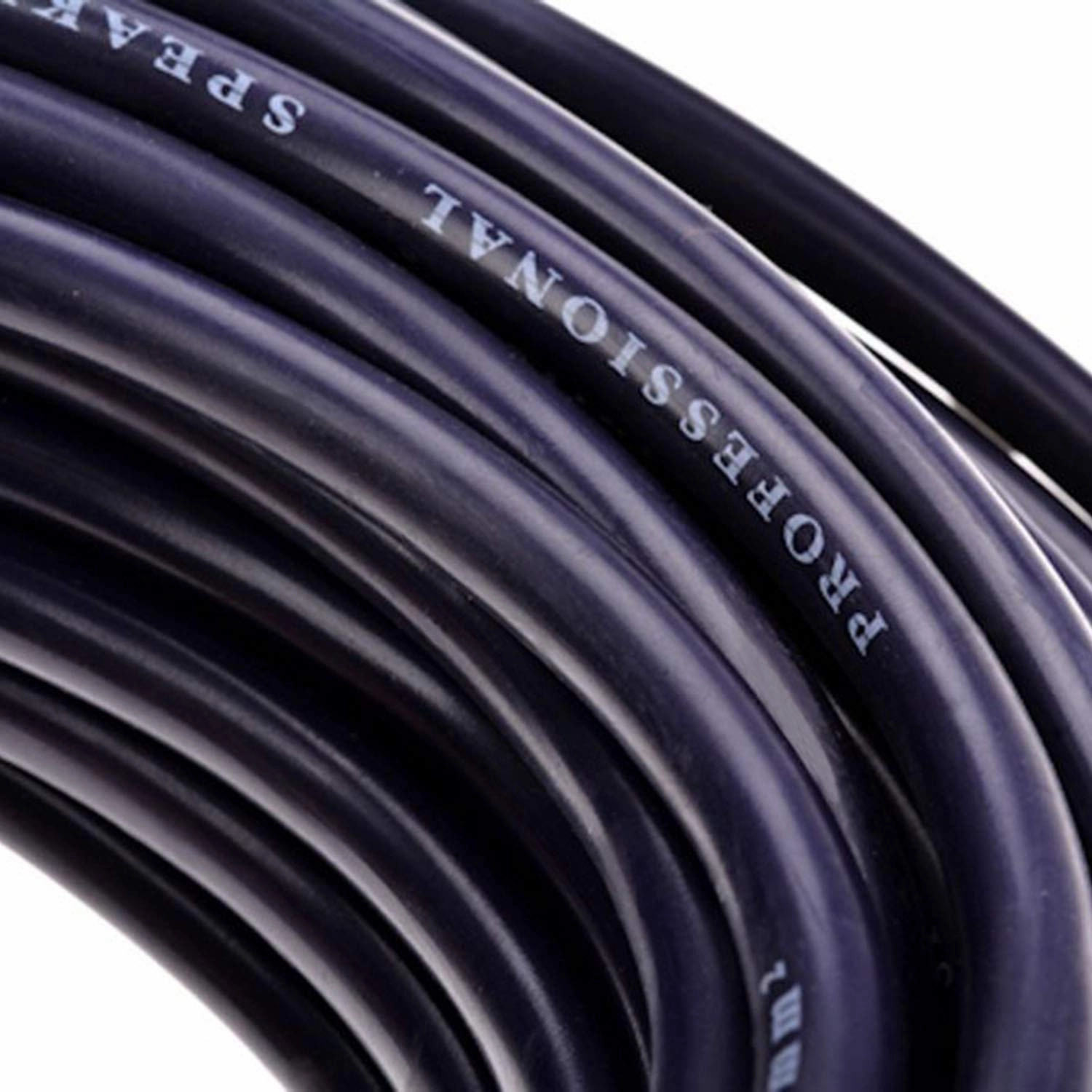 2Pack 50 ft Male Speakon to Speakon Cables, Professional 12 Guage AWG Audio Cord DJ Speaker Cable Wire with Twist Lock - 2 Conductor.