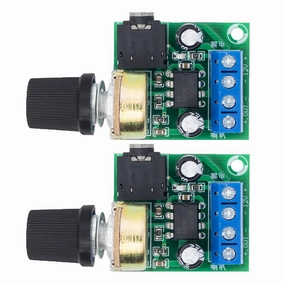 2Pcs LM386 10W Mini Power Amplifier Board Audio Amplifier Module DC 3-12V Volume Adjustable Control power amplifier,stereo amp,hi-fi power amp,