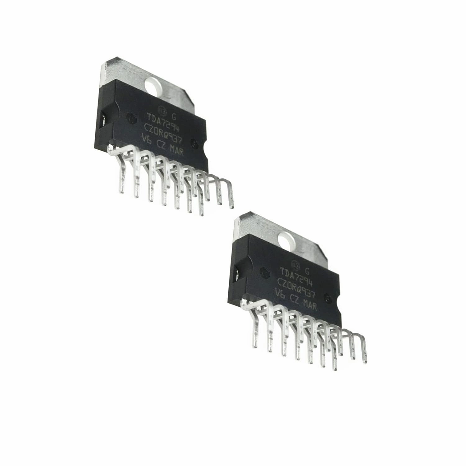 2Pcs New TDA7294 Integrated Circuit DMOS Audio Amplifier with Mute TDA7294V 40V 100W AB MULTIWATT ZIP-15 integrated amplifier,stereo receiver,hi-fi amp combo,